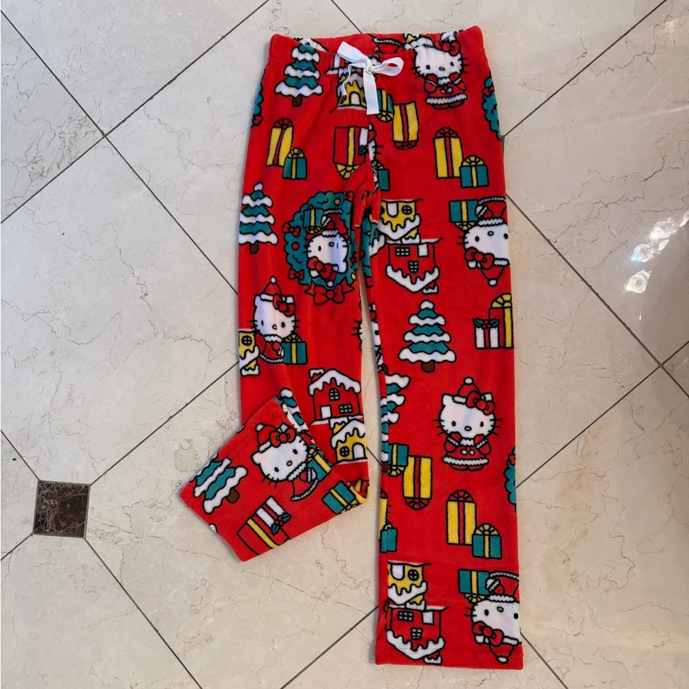 Hello kitty Christmas pj pants